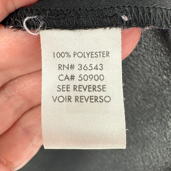 Calvin Klein | Small | Semi-Sheer Silky Ruffle Cap Sleeve Keyhole Closure Blouse - Picture 6 of 7